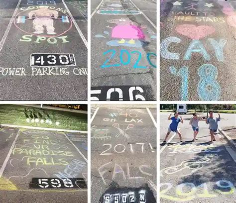 senior parking spot ideas 2022|parking space stencils.